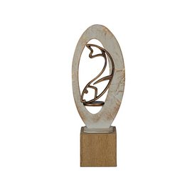 BEH 573 Trofee vissen op hout