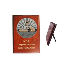 Houten standaard karten