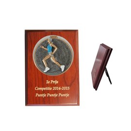 Houten standaard hardlopen dames of heren