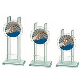 Glazen standaard zwemmen