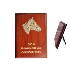 Houten standaardje paard