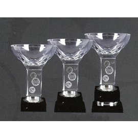 Glazen trofee jeu de boule