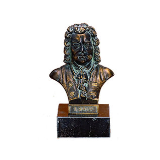 Bronzen borstbeeld componist