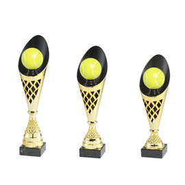 Goudkleurige beker tennis