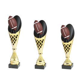 Goudkleurige beker american football