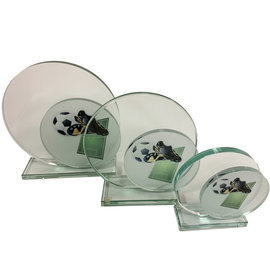 Glazen standaard voetbal