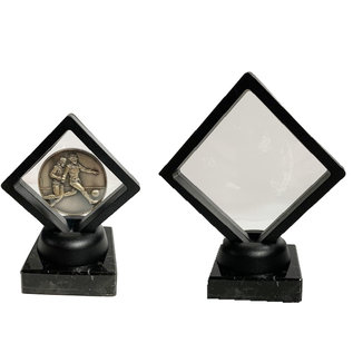 plaquette schermen in showdoos