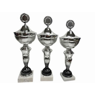 2442 Beker zilver-zwart