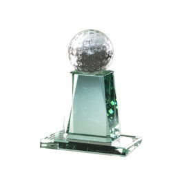 Glazen golfstandaard