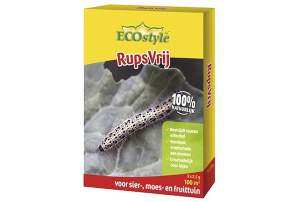 Rupsvrij 7,5 gr voor 100 m² buxushaag