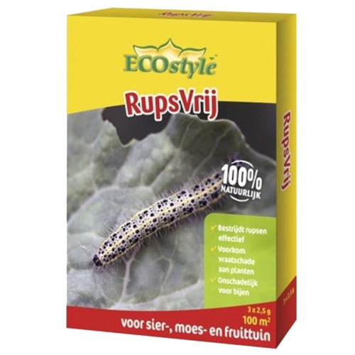 Ecostyle Rupsvrij 7,5 gr voor 100 m² | het alternatief voor XenTari® 15 gr  150 m²