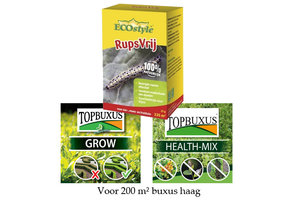 Kit entretien buis 200 m² avec Rupsvrij