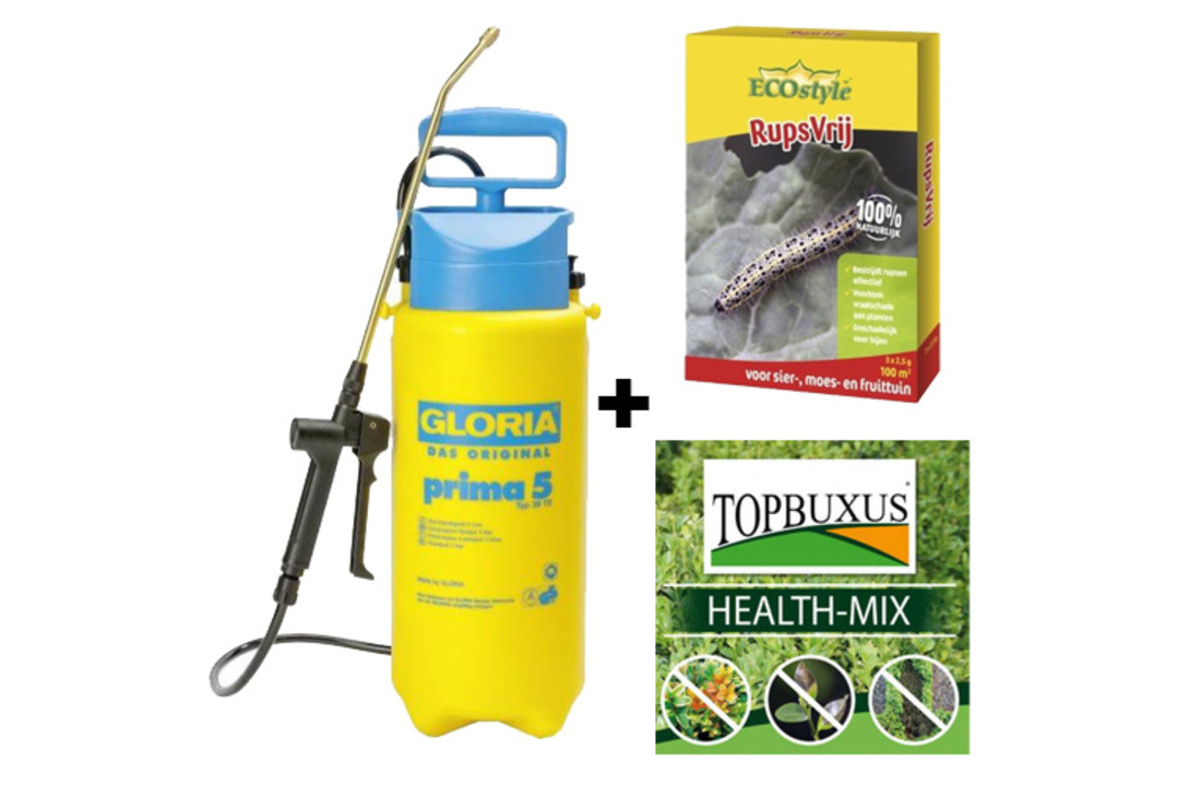 Buxus onderhoud drukspuit kit 10 m²