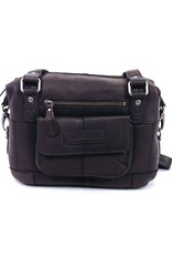 HillBurry Leather Shoulder bags  leather crossbody bags - HillBurry leather shoulder bag medium (black)