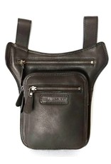 HillBurry Leather bags - Hillburry leather belt bag black 6186