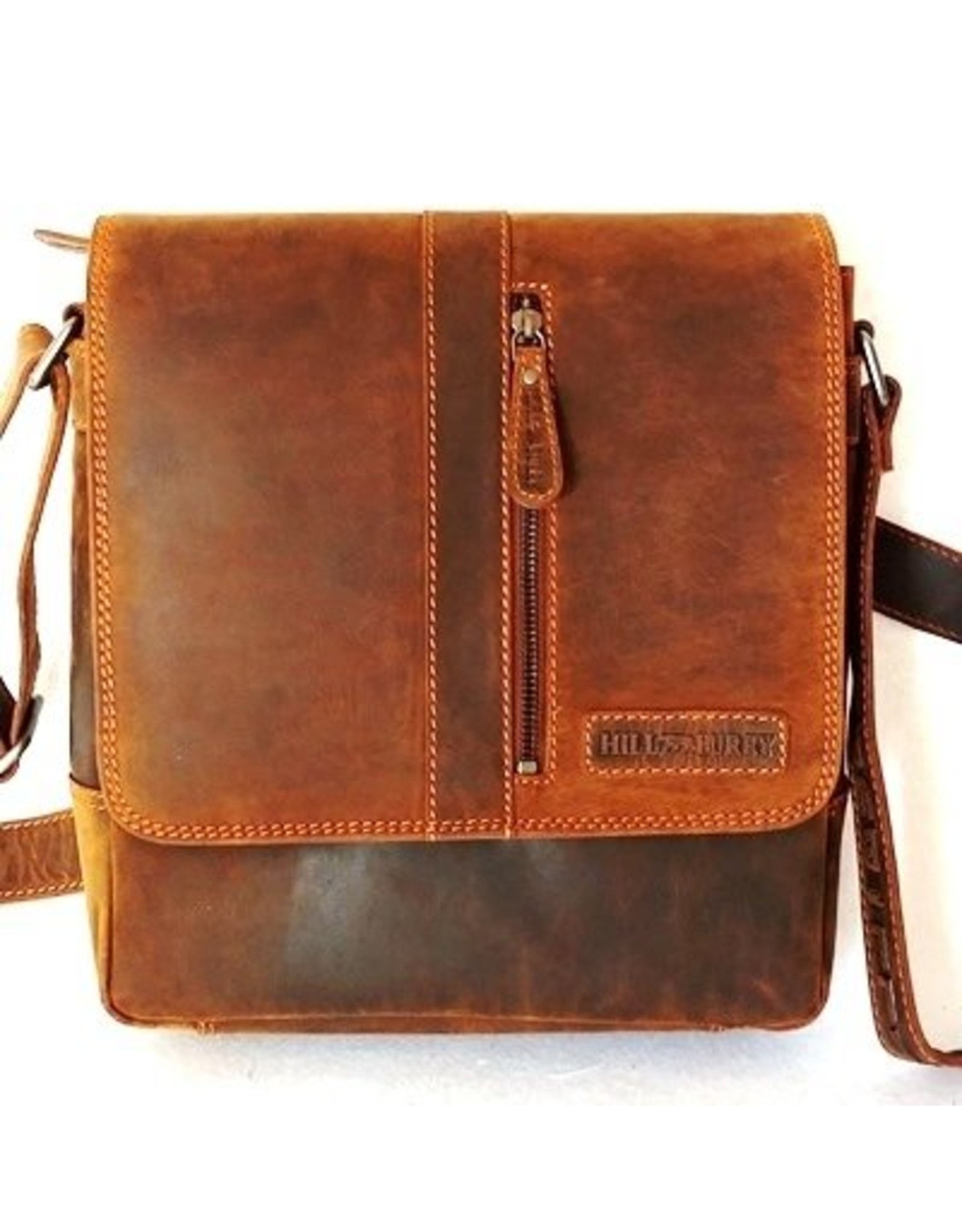 HillBurry Leather bags - Hillburry leather shoulder bag brown 6309