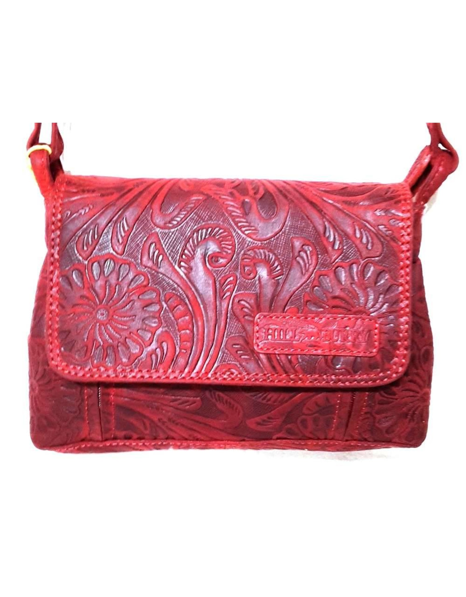 HillBurry Leather bags - Hillburry leather shoulder bag red 3182f-rd