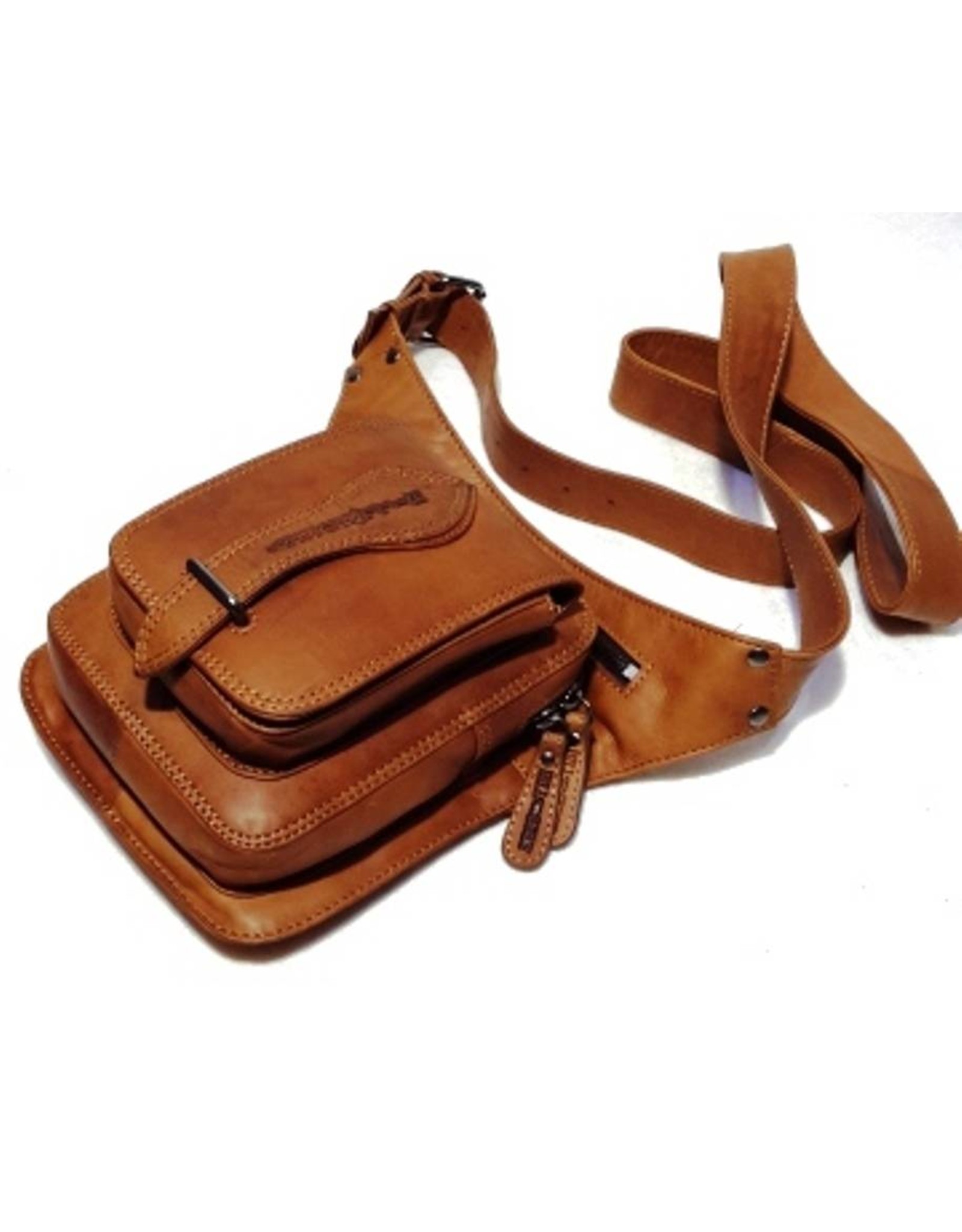 HillBurry Leather bags - HillBurry Crossbody Bag cognac