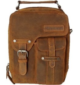 Hutmann Hütmann leather shoulder bag brown 3060