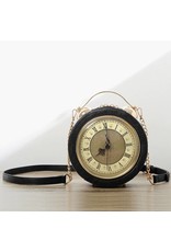 Magic Bags Fantasy bags - Clock Handbag-shoulderbag with Working Clock black