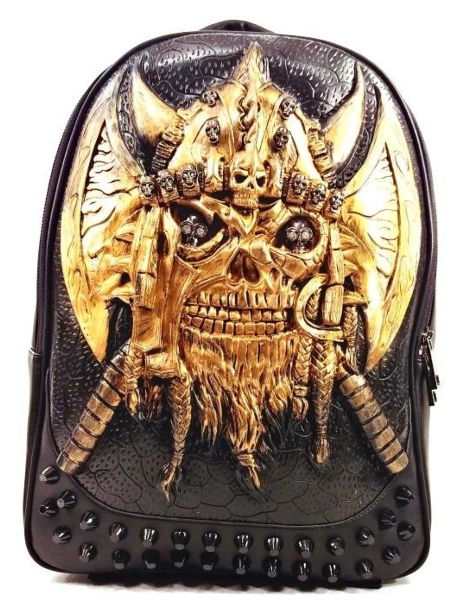Dark Desire Gothic bags Steampunk bags - Gothic 3D backpack Viking bronze