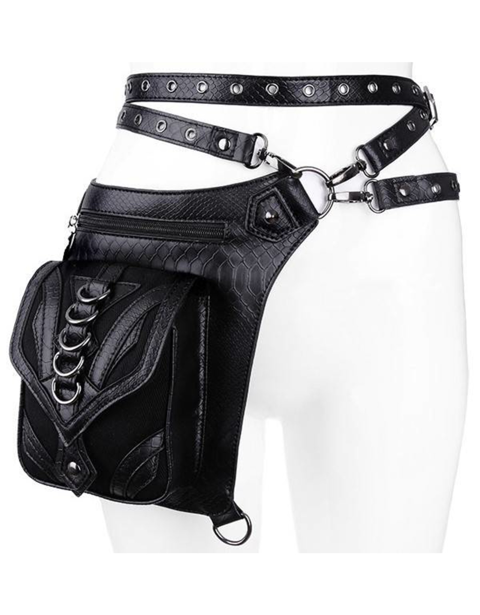 Restyle Gothic bags Steampunk bags - Steampunk Utility Belt Dragon Holster Restyle