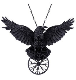 Restyle Restyle gothic necklace raven