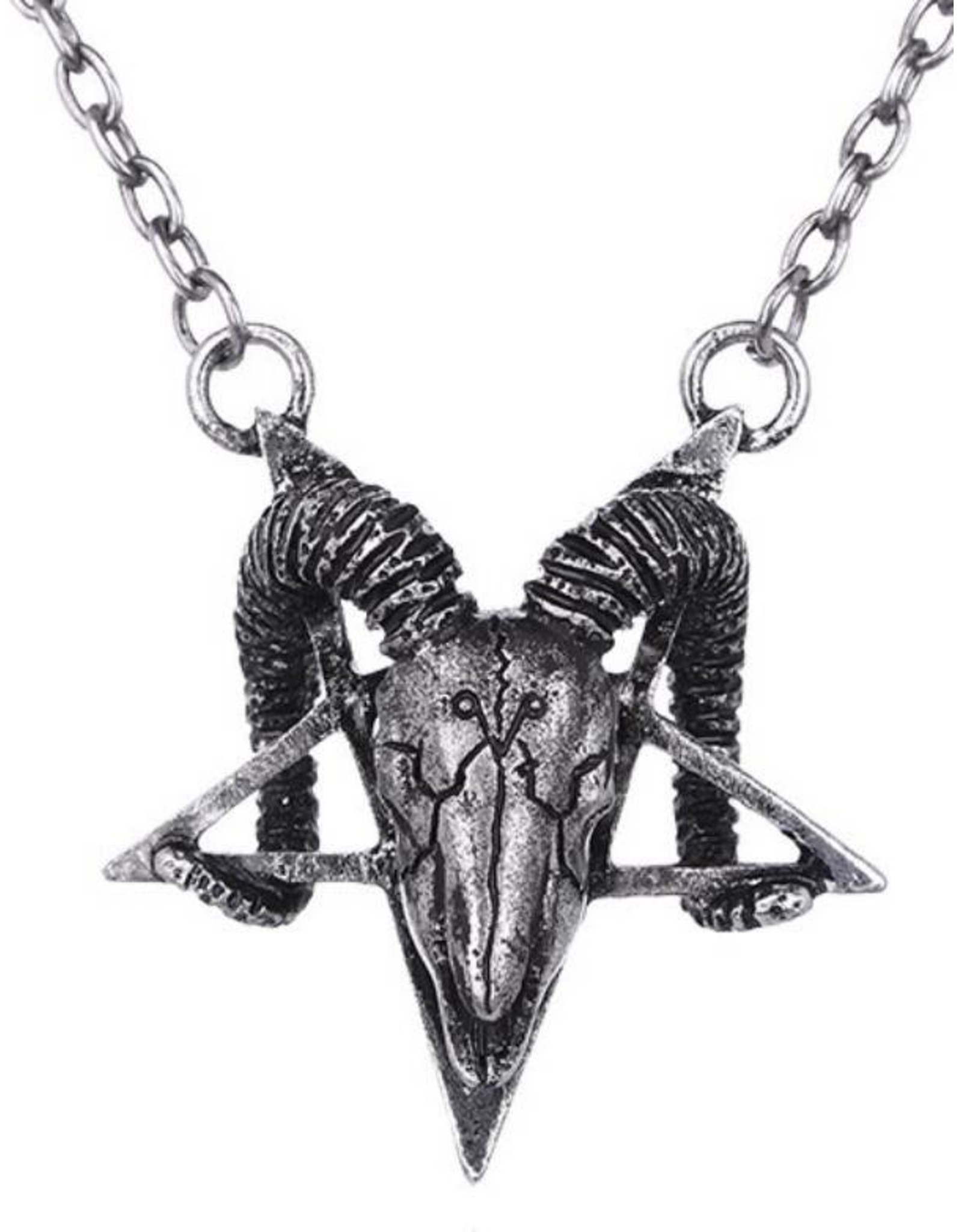 Restyle Gothic and Occult accessories - Ram Skull necklace Restyle