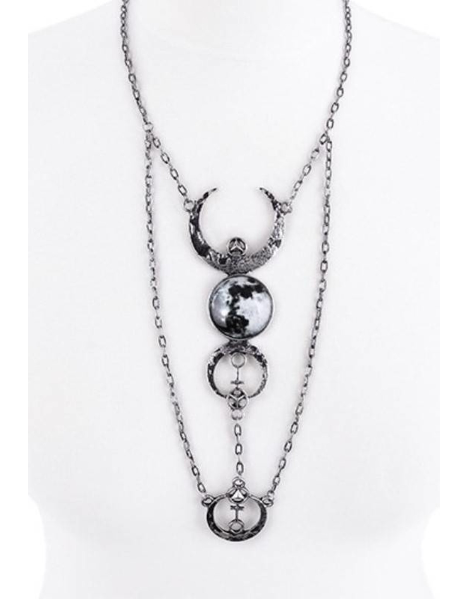 Restyle Wicca en Gothic accessoires - Full Moon Collier Restyle