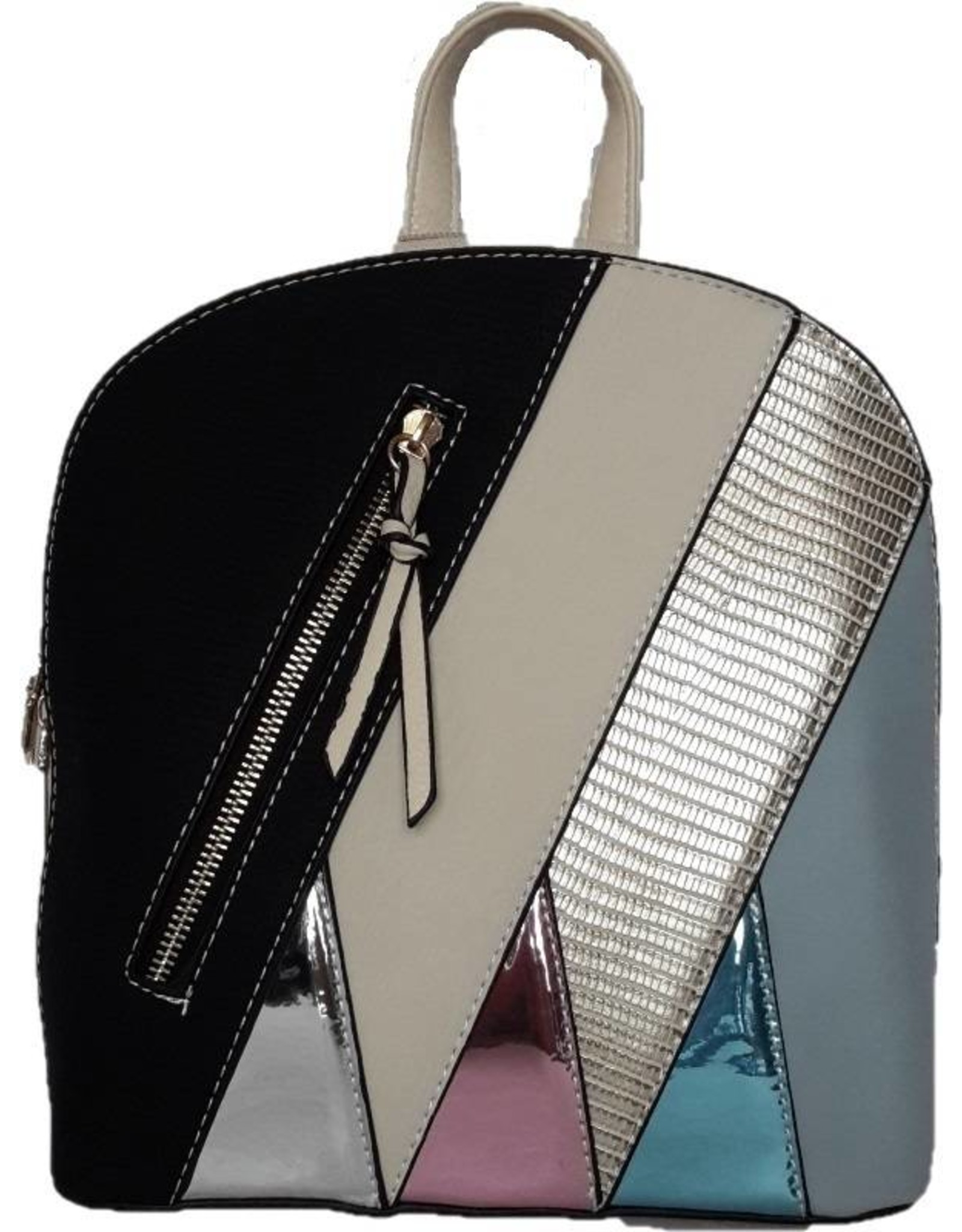 Trukado Backpacks and fanny packs - Fashion backpack with holographic accents black
