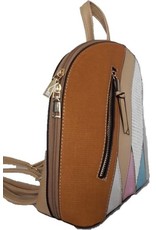 Trukado Backpacks and fanny packs - Fashion backpack with holographic accents brown