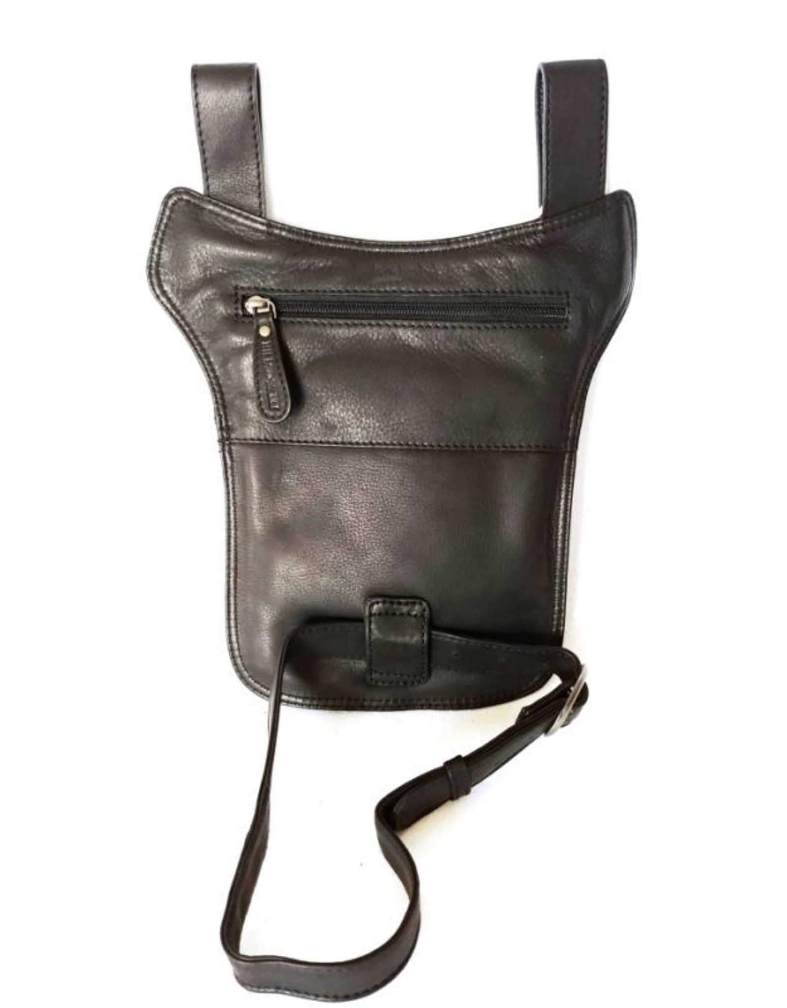 HillBurry Leather bags - Hillburry leather belt bag black 6186