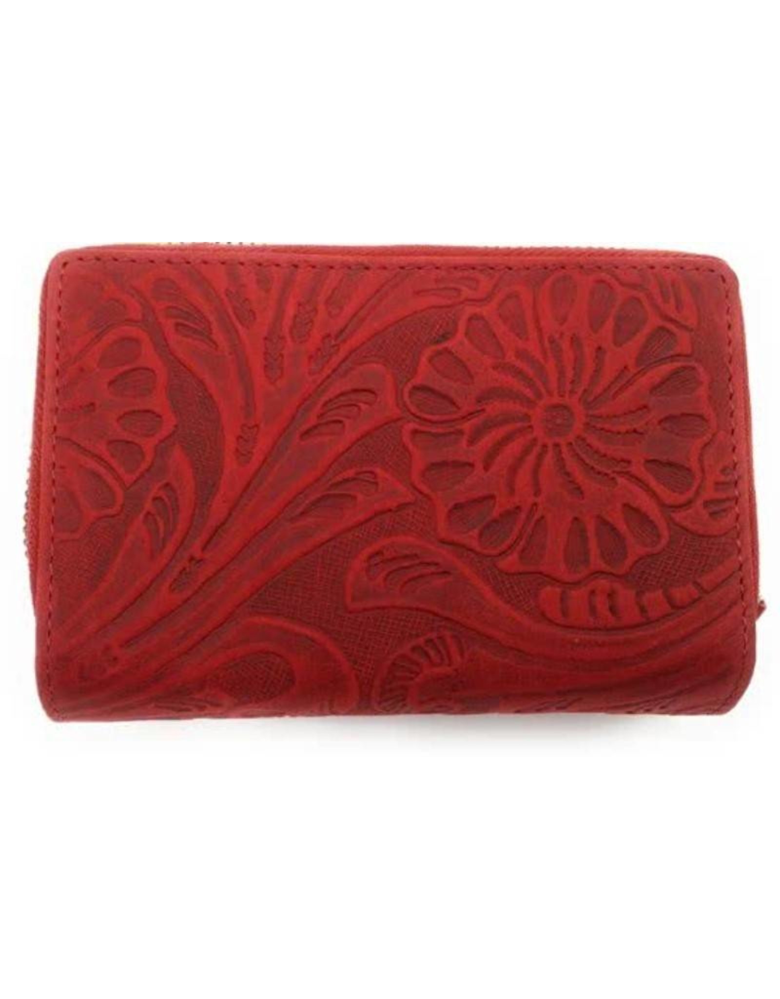 HillBurry Leather wallets - Hillburry leather wallet 13092f-red