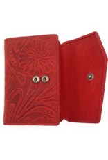 HillBurry Leather wallets - Hillburry leather wallet 13092f-red