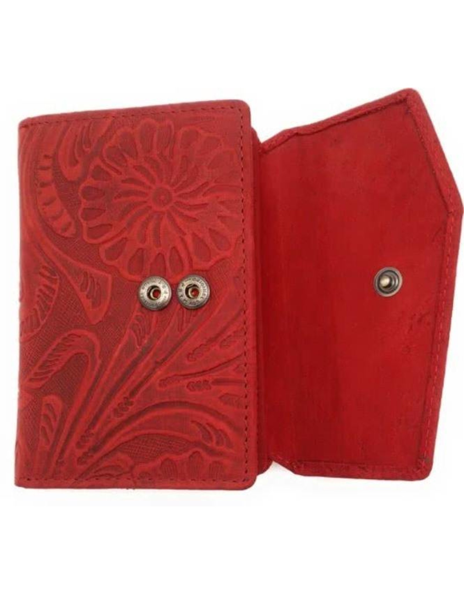 HillBurry Leather wallets - Hillburry leather wallet 13092f-red