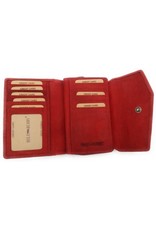 HillBurry Leather wallets - Hillburry leather wallet 13092f-red