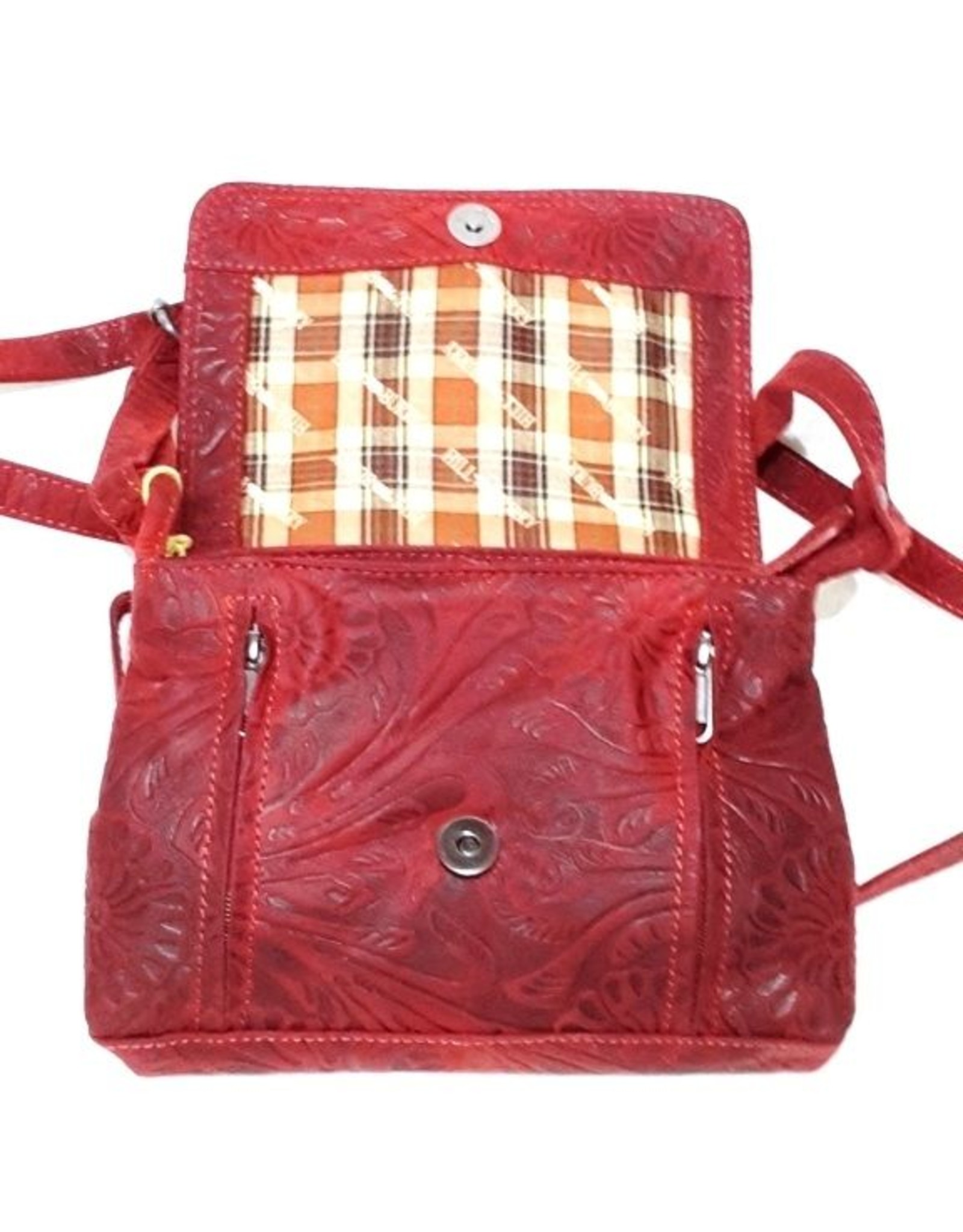 HillBurry Leather bags - Hillburry leather shoulder bag red 3182f-rd