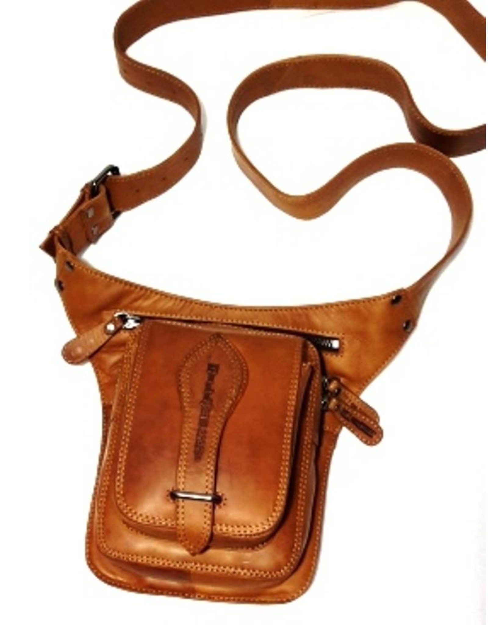 HillBurry Leather bags - HillBurry Crossbody Bag cognac