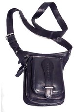 HillBurry Leather bags - HillBurry Leather Crossbody Bag Black