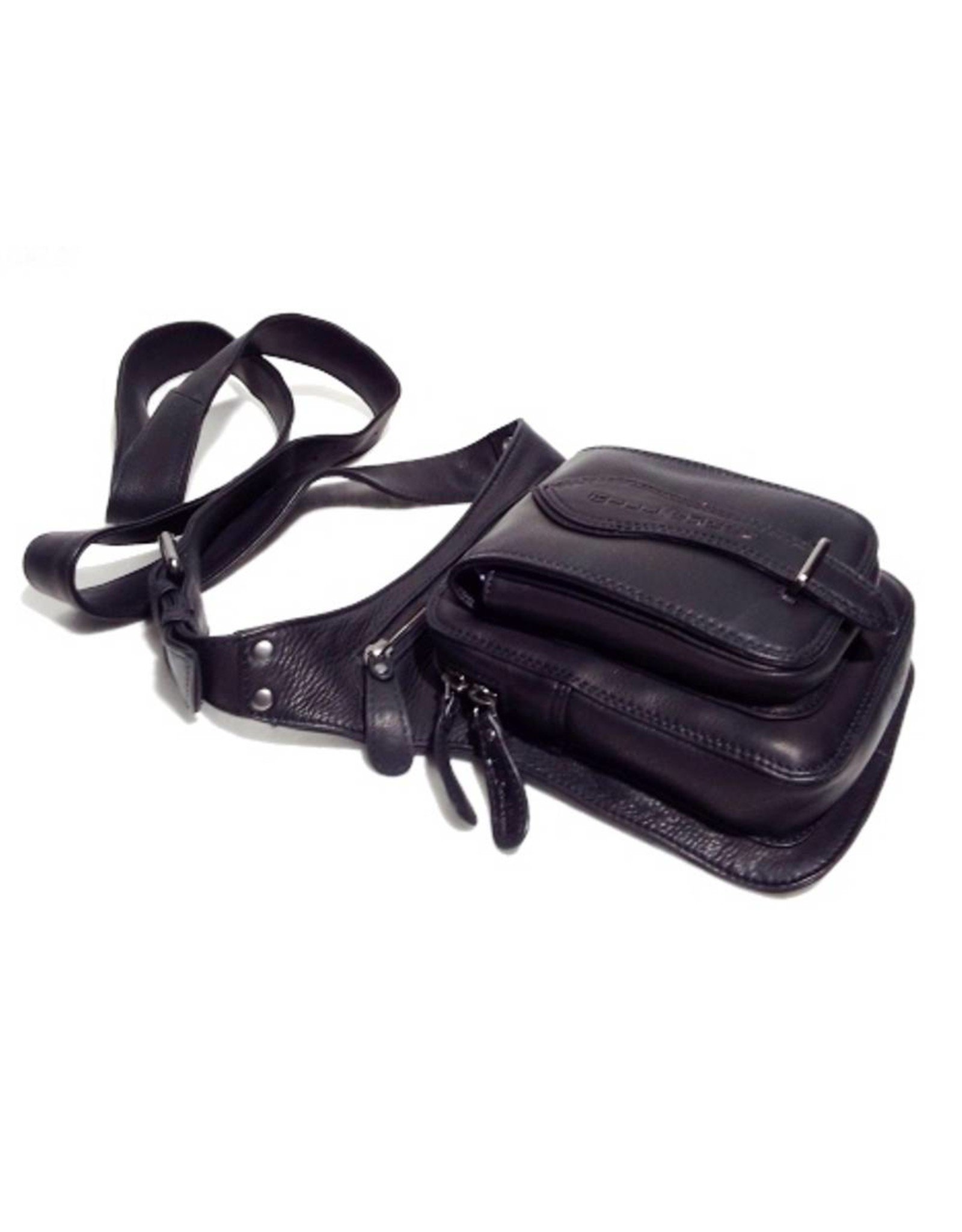 HillBurry Leather bags - HillBurry Leather Crossbody Bag Black