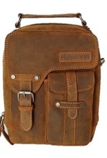 Hutmann Leather bags - Hütmann leather shoulder bag brown 3060