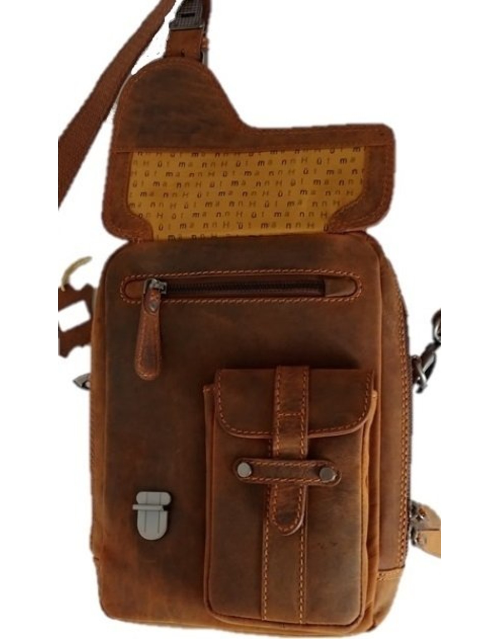 Hutmann Leather bags - Hütmann leather shoulder bag brown 3060