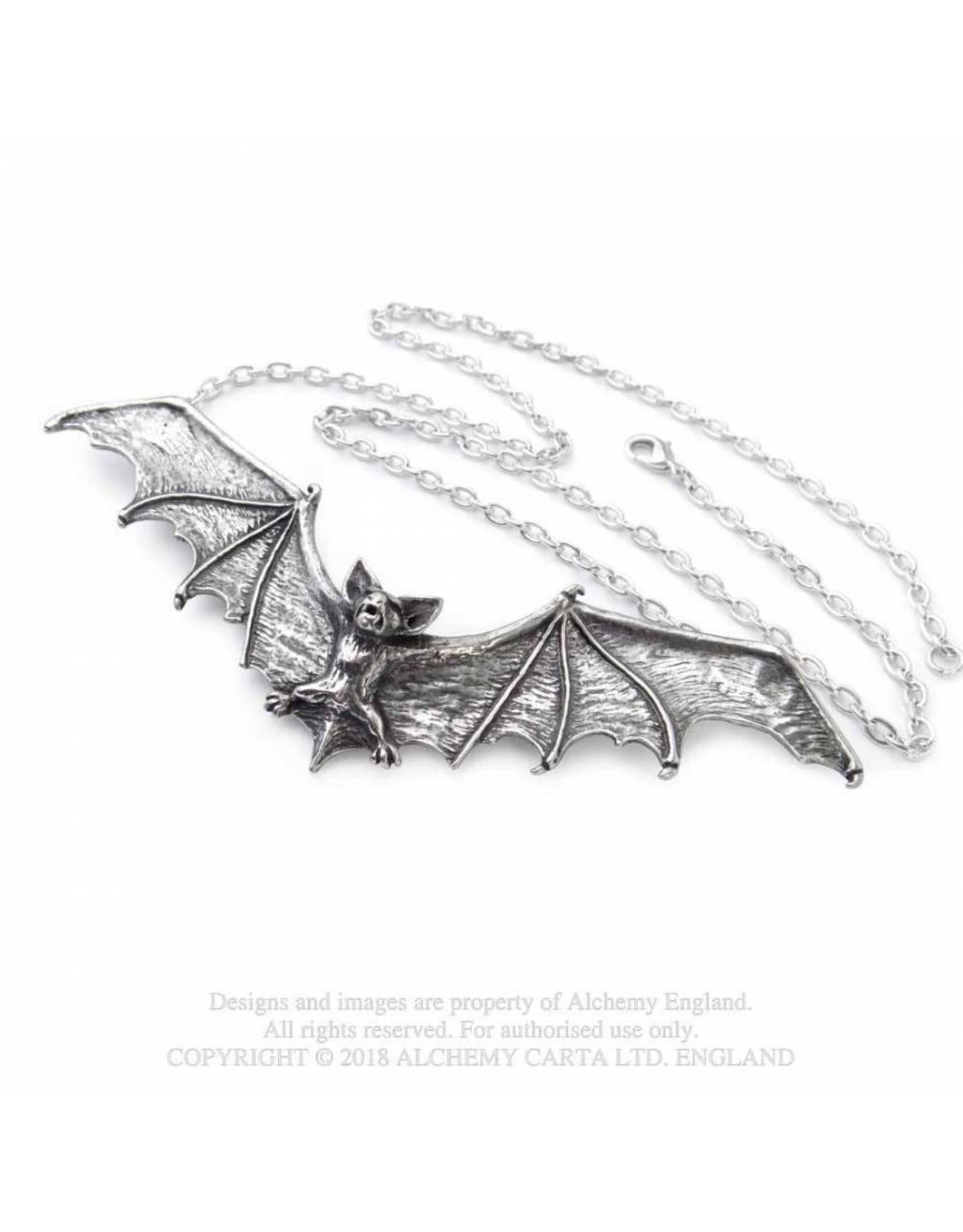 Alchemy Sieraden - Alchemy  Gothic Vleermuis Ketting