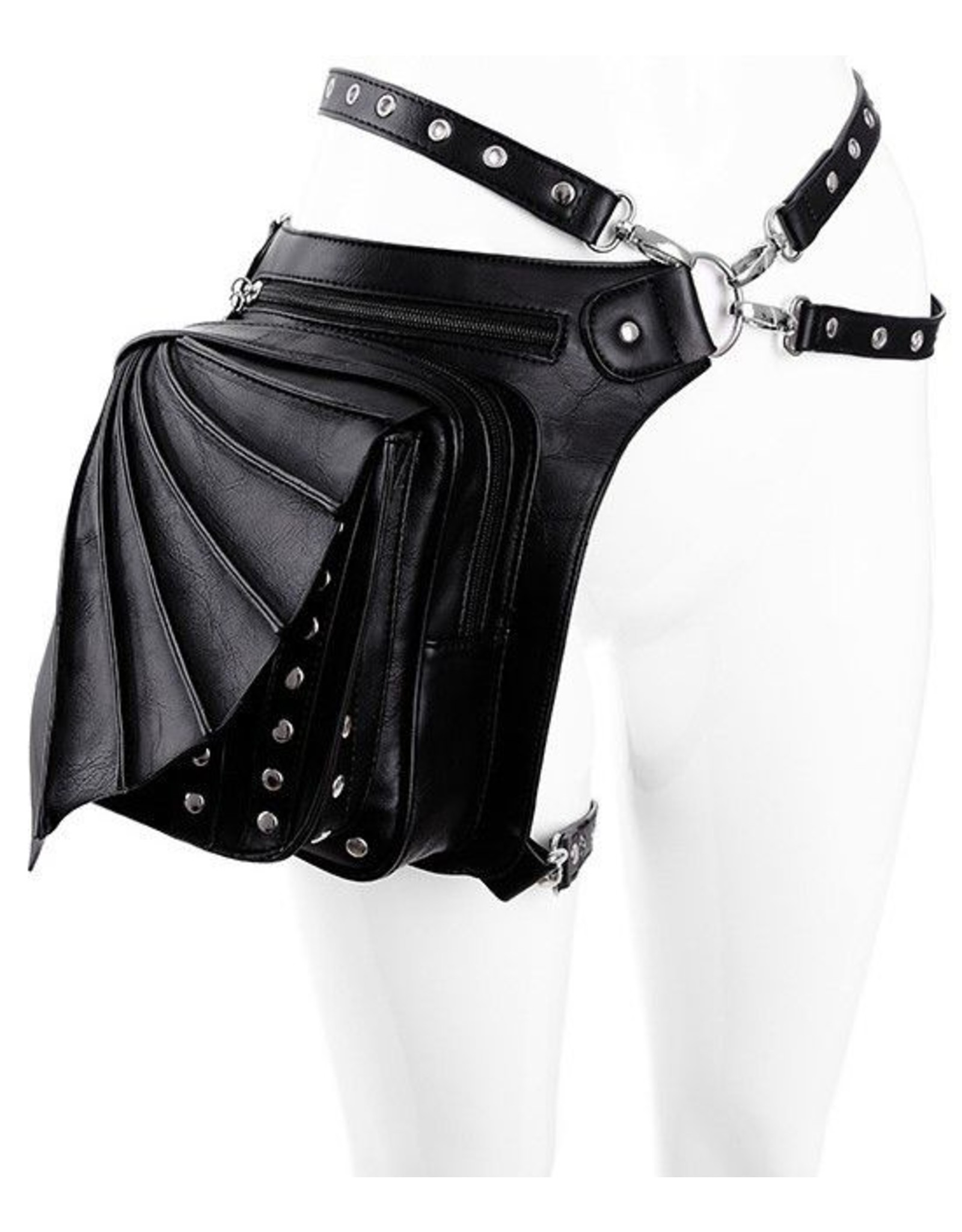 Restyle Gothic tassen Steampunk tassen - Restyle heuptas Bat Holster