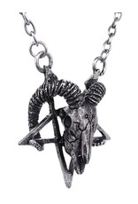 Restyle Gothic en Occult accessoires - Ram Schedel ketting Restyle