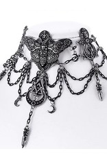 Restyle Occult and Gothic accessories - Occult Moth Choker Restyle