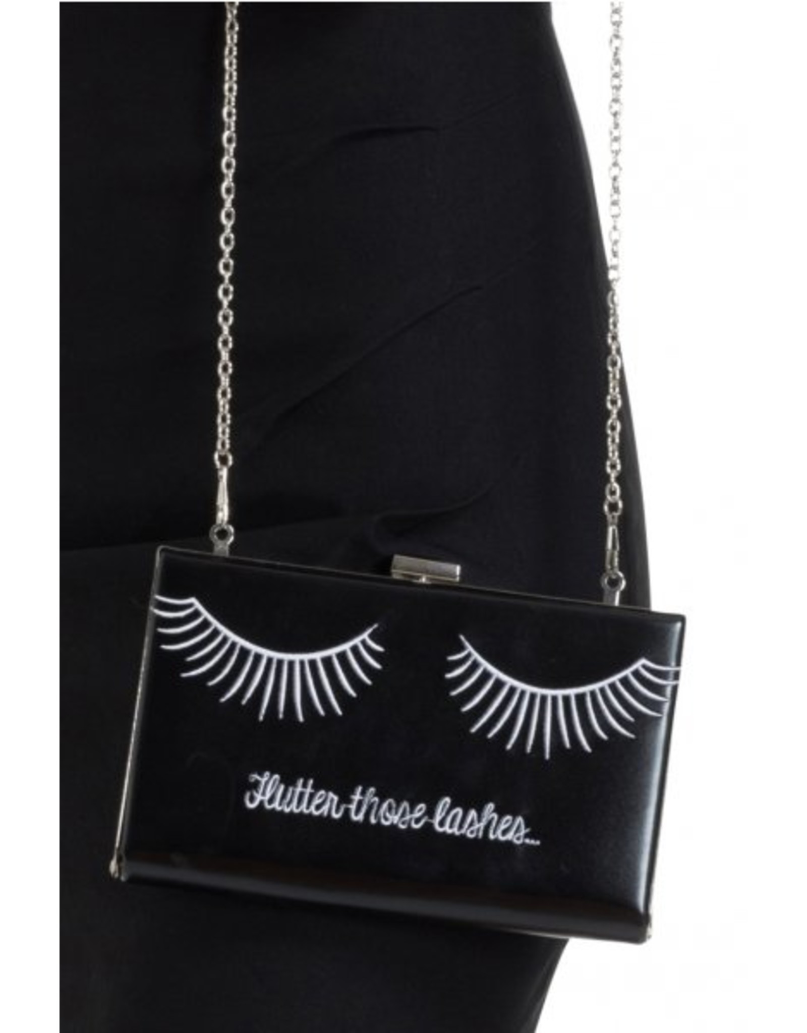 Voodoo Vixen Vintage bags Retro bags - Voodoo Vixen Vintage Lashes shoulder bag clutch