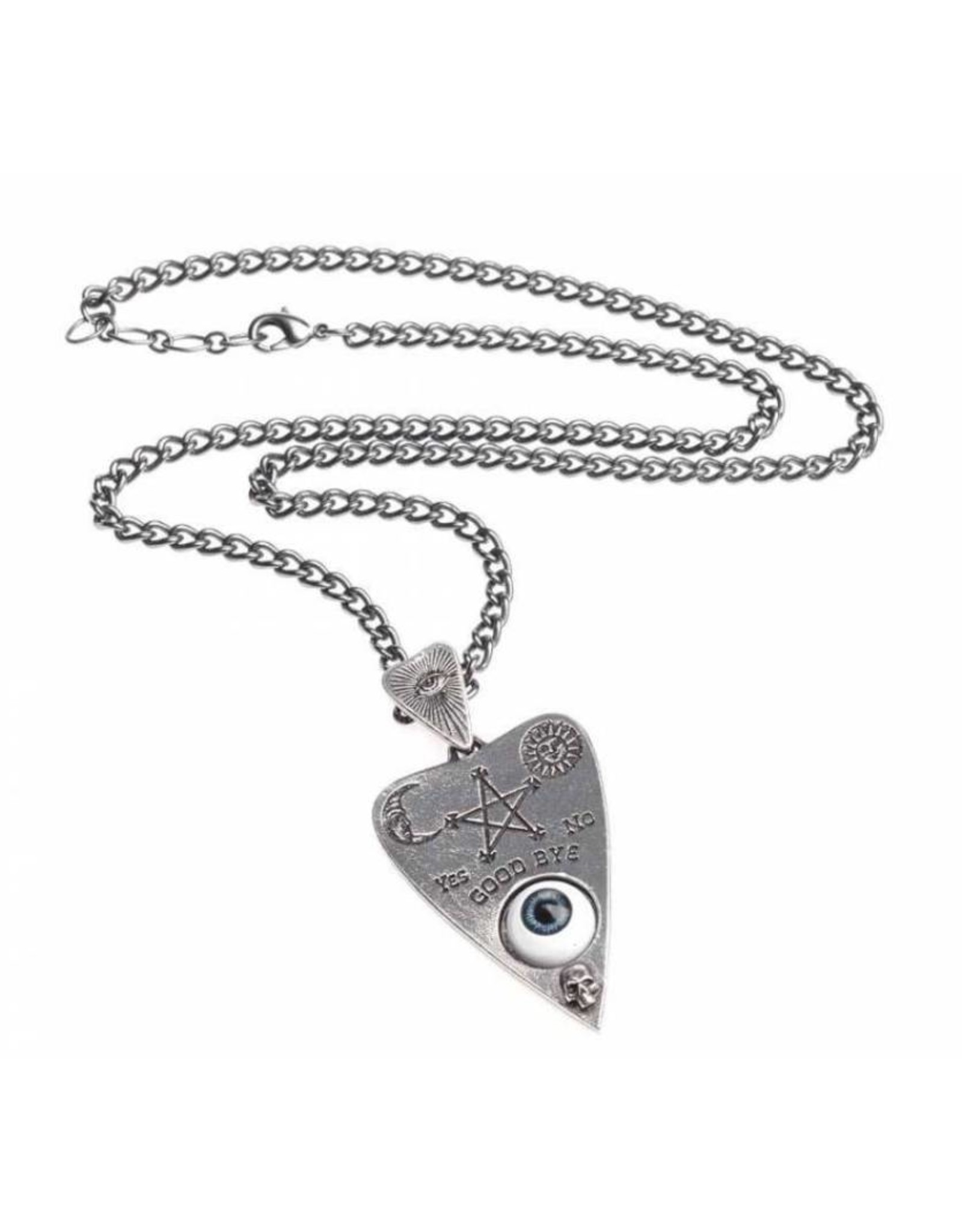 Alchemy Wicca and Occult  jewellery - Planchette pendant and chain Alchemy
