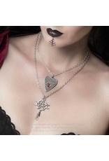 Alchemy Wicca and Occult  jewellery - Planchette pendant and chain Alchemy