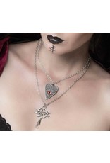 Alchemy Wiccaand occult jewellery - Goddess pendant and chain Alchemy